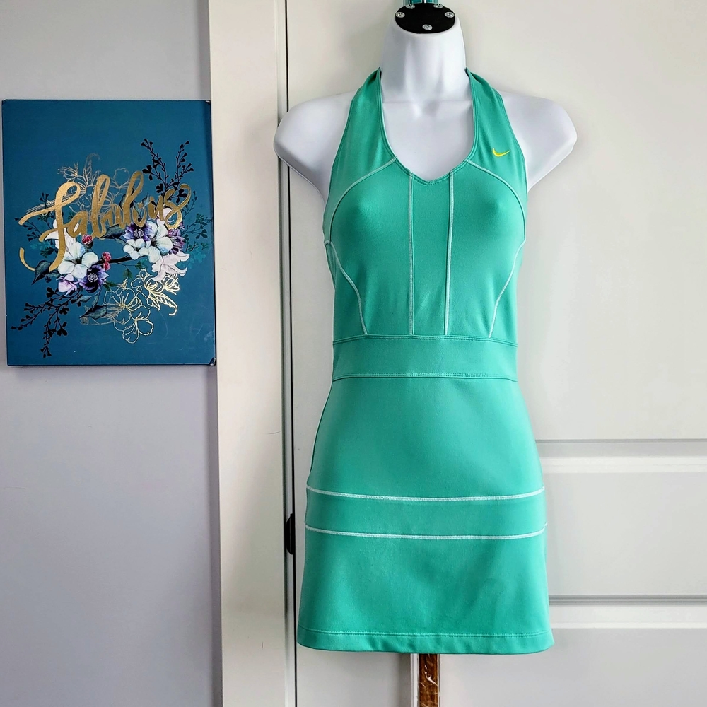 Nike Teal Halter Dress